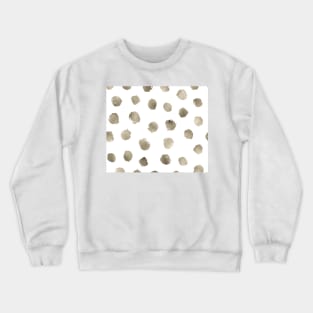 Gold foil dots Crewneck Sweatshirt